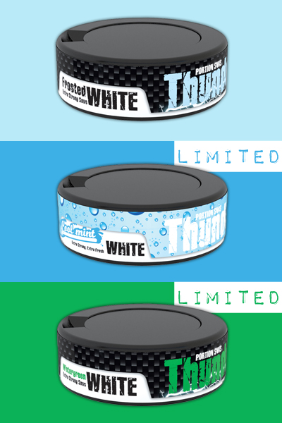 Thunder White Extra Strong Portion Snus by V2 Tobacco