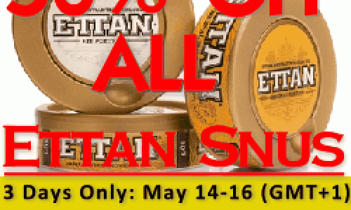 The Ettan Snus Event: 50% OFF!