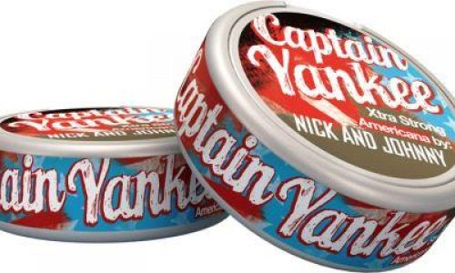 Captain Yankee X-Strong Americana Portion Snus: the new Nick and Johnny snus for Norway