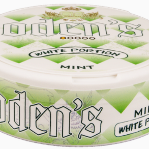 Say Goodbye to menthol cigarettes with Odens Mint White Portion Snus!