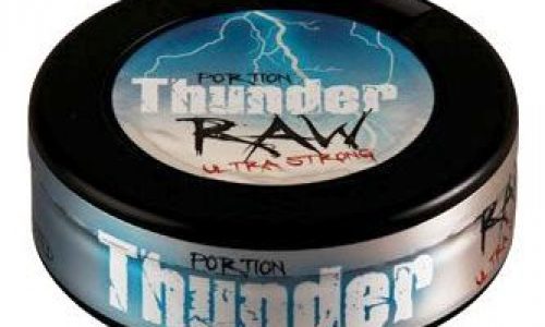 Beyond Extra Strong: Thunder RAW Frosted Ultra Strong Snus