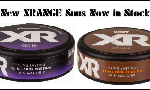 New 2016 XRANGE Snus Products by Swedish Match: XRANGE General Salmiak & XRANGE Grov